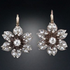 Maellie | Vintage Crystal Flower Earrings