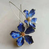 Getruda | Vintage Blue Flower Earrings
