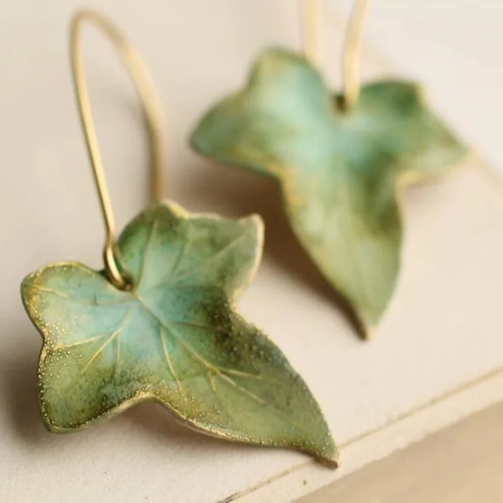 Payal | Vintage Leaf-Shaped Earrings