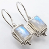 Tanika | Chic Square Moonstone Earrings