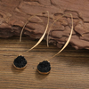 Byanca | Vintage Black & Gold Dangling Earrings