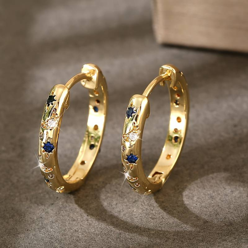Heela | Vintage Gold Drop Earrings