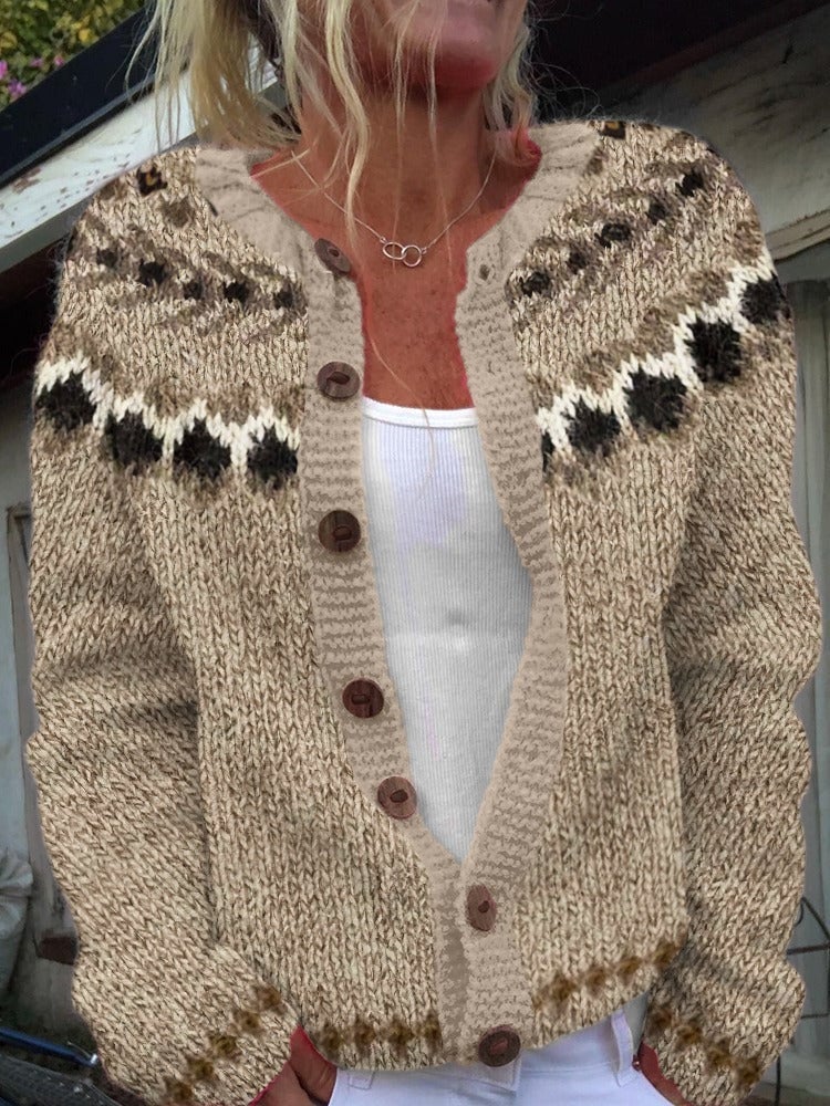 Aubree | Cardigan vintage douillet