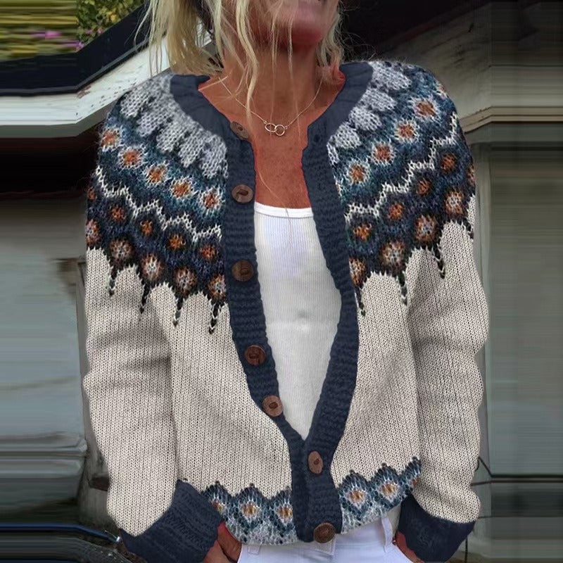 Aasiyah | Cardigan vintage douillet