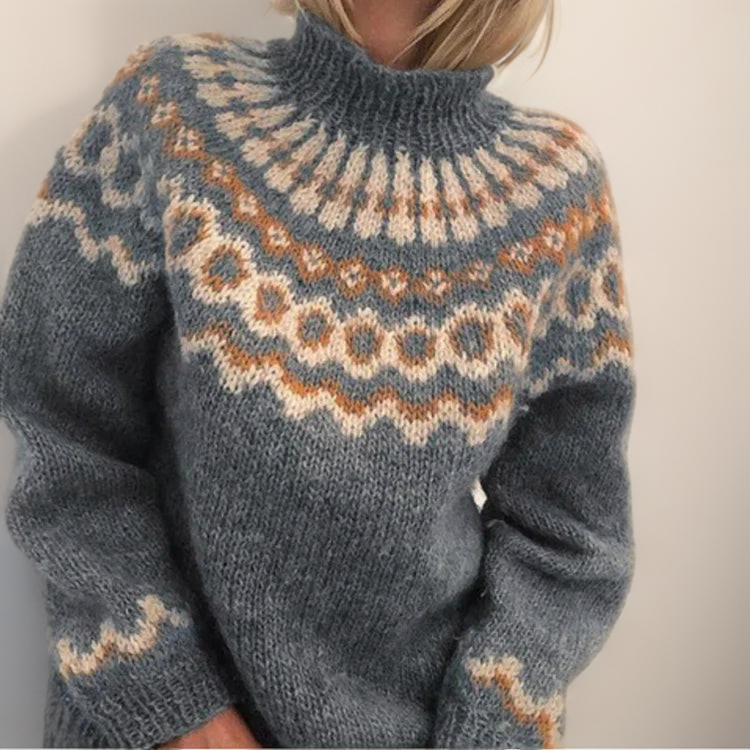 Juanita | Fair Isle Knit Sweater