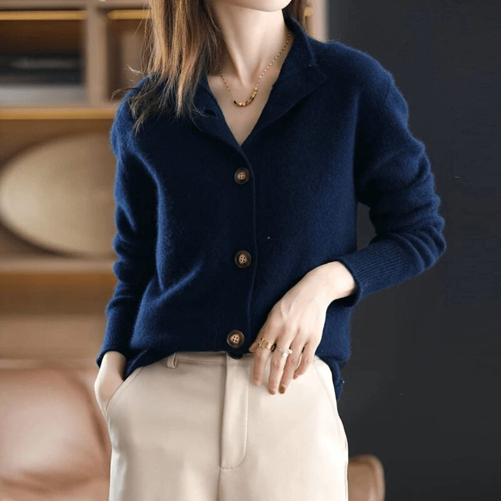 Ellie | Cozy Charm Button Sweater