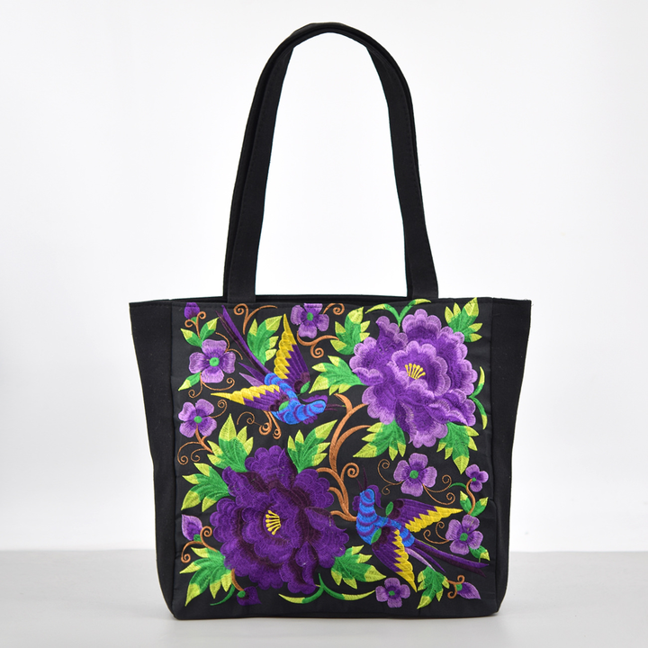 Carleigh | Embroidered Tote Bag
