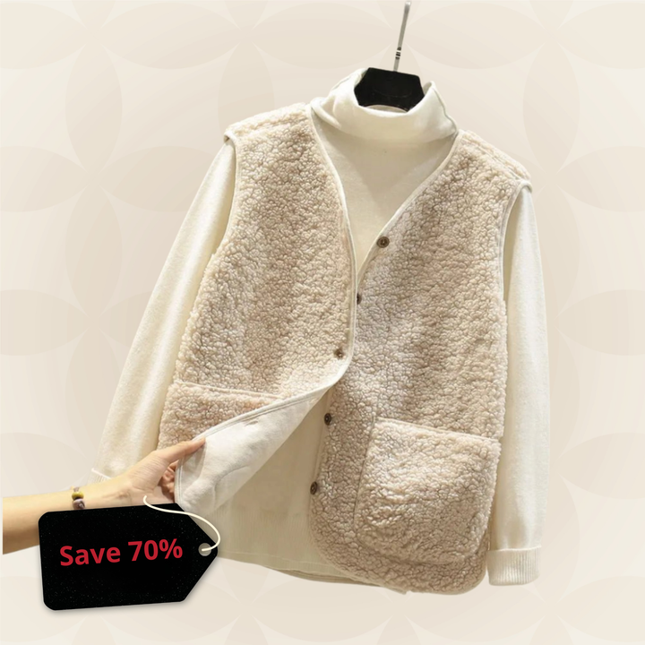 Kalena | Lined Teddy Vest