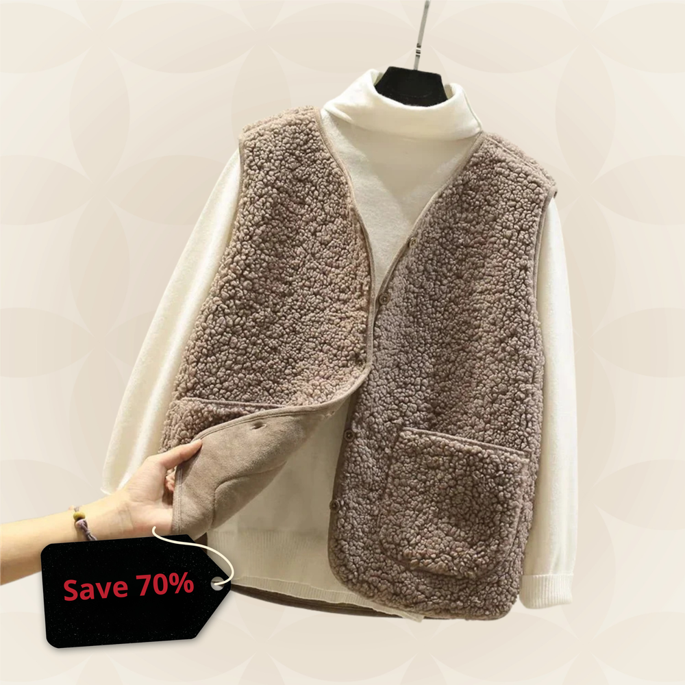 Kalena | Gilet Teddy Doublé