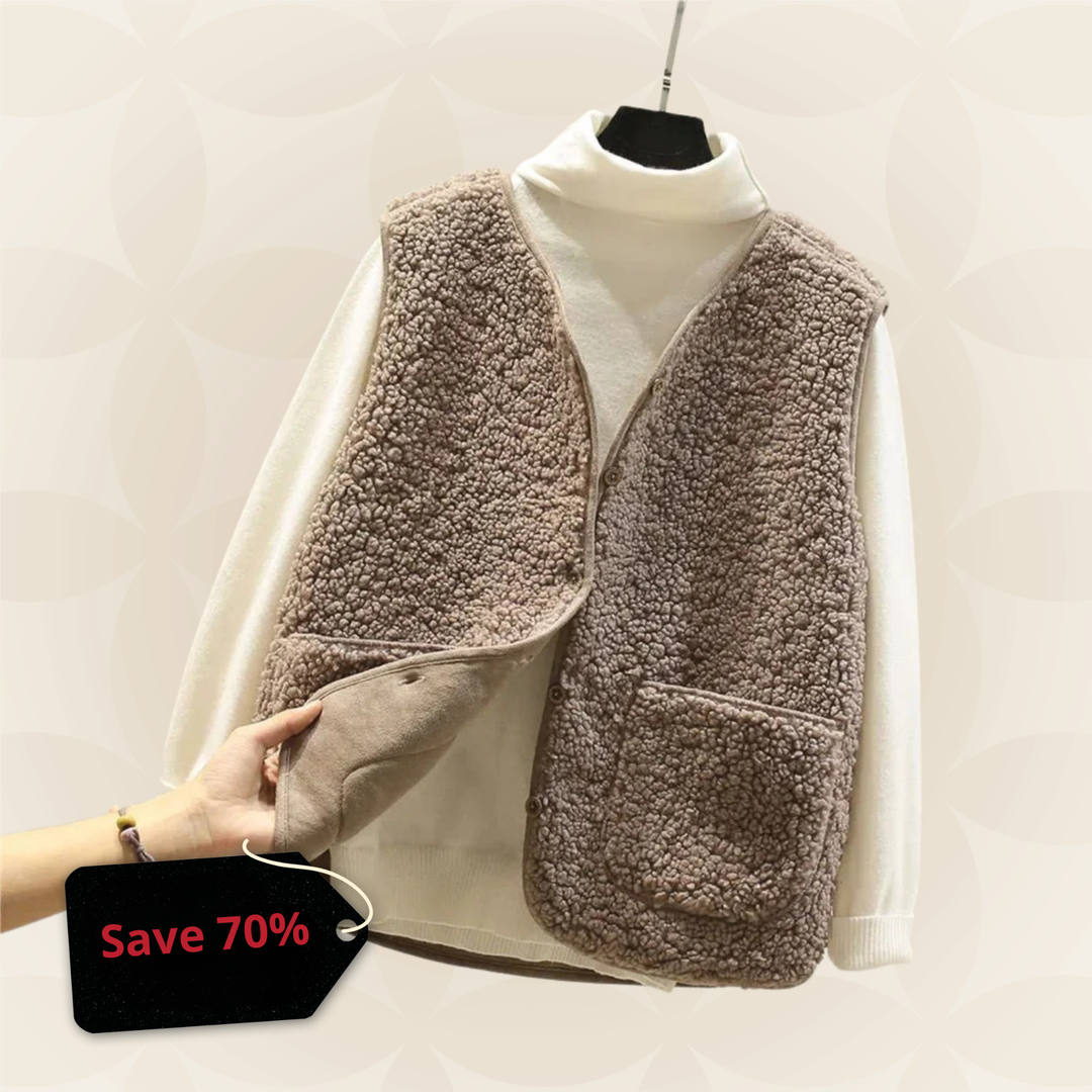 Kalena | Lined Teddy Vest
