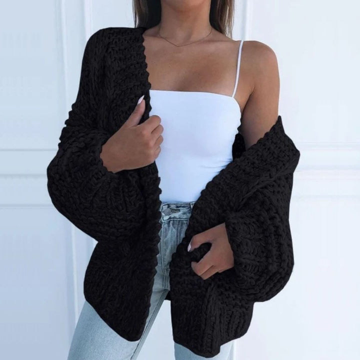 Jenny | Cardigan ouvert en maille épaisse