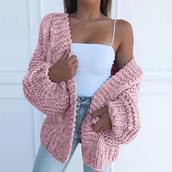 Jenny | Cardigan ouvert en maille épaisse