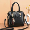 Helaina | Crocodile-Embossed Leather Bag