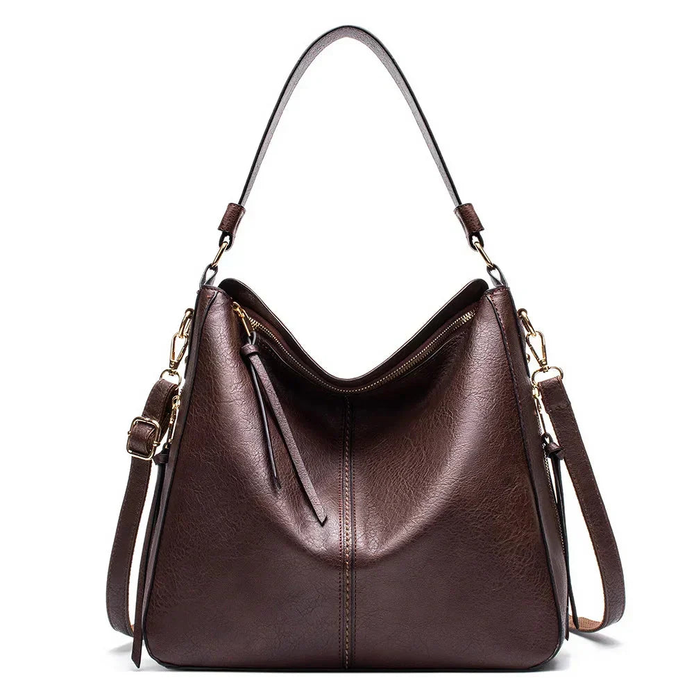 Adley | Leather Hobo Bag