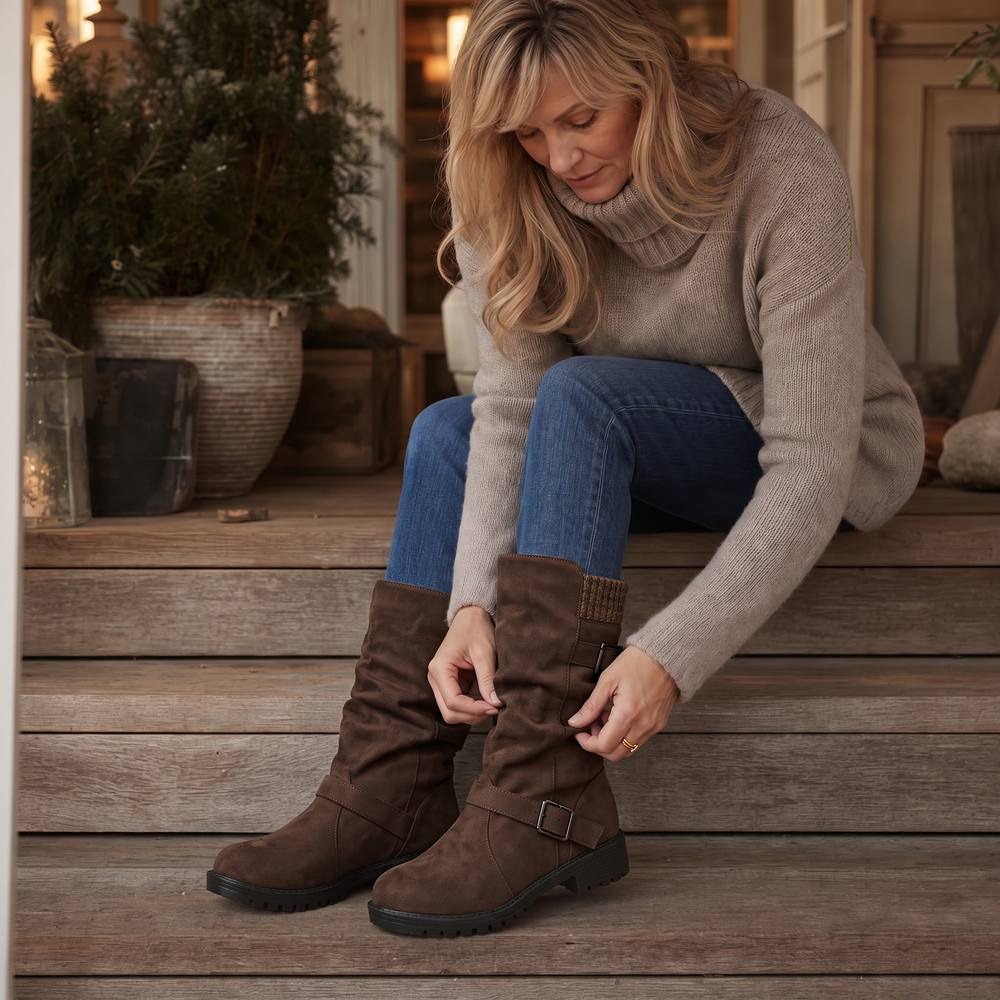 Katina | Bottines souples à boucle