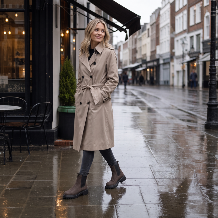 Dreya | Wide-Fit Stretch-Panel Chelsea Boots