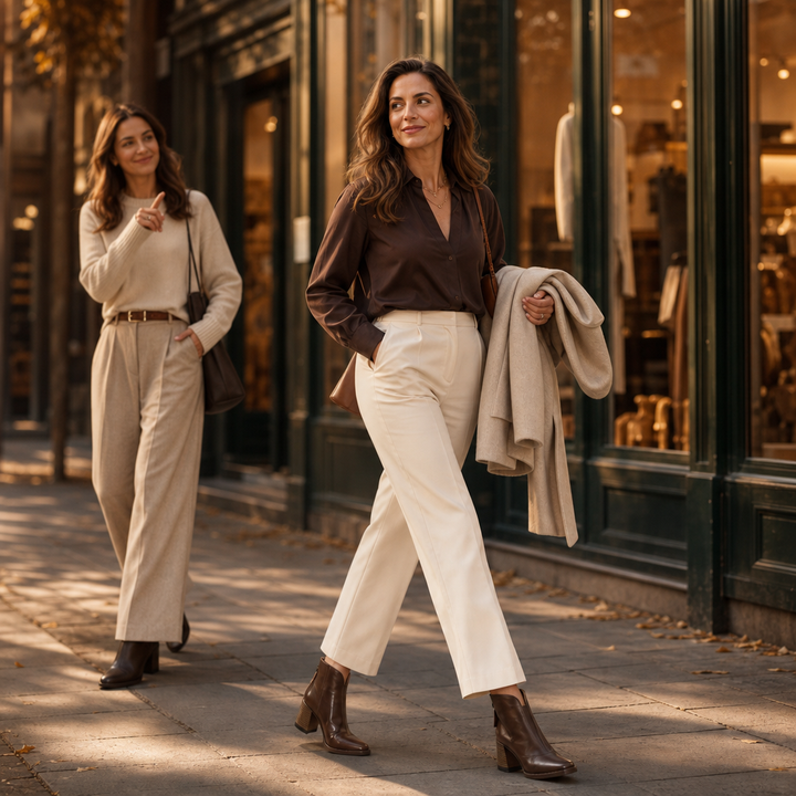 Rayleigh | Bottines élégantes en cuir à talon carré