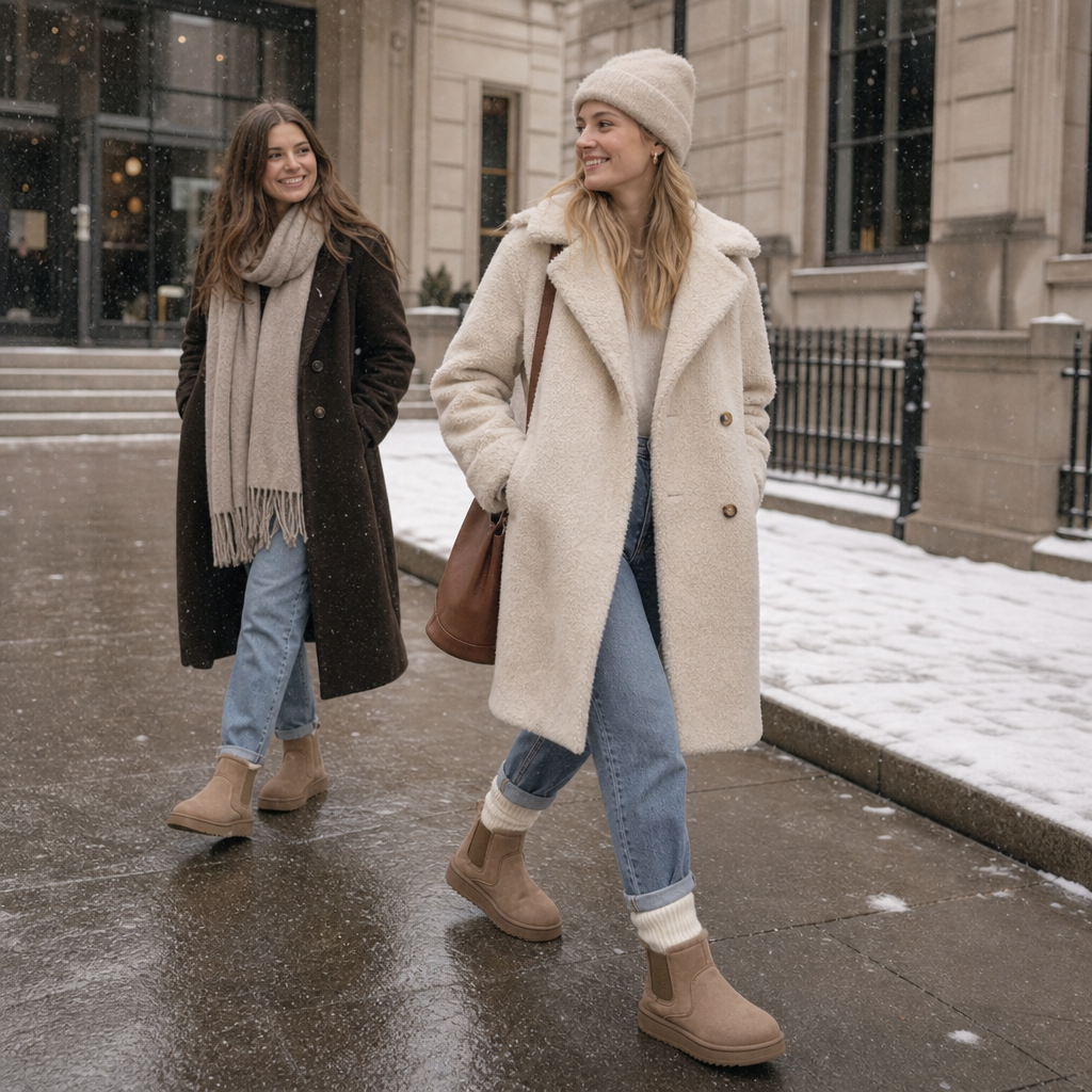 Havanna | Bottes d'hiver à enfiler doublées en fourrure