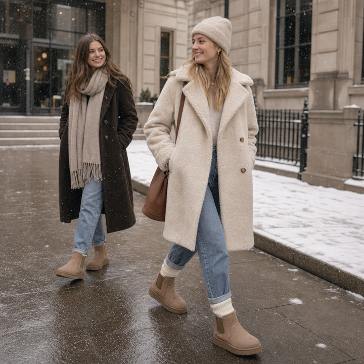 Havanna | Bottes d'hiver à enfiler doublées en fourrure
