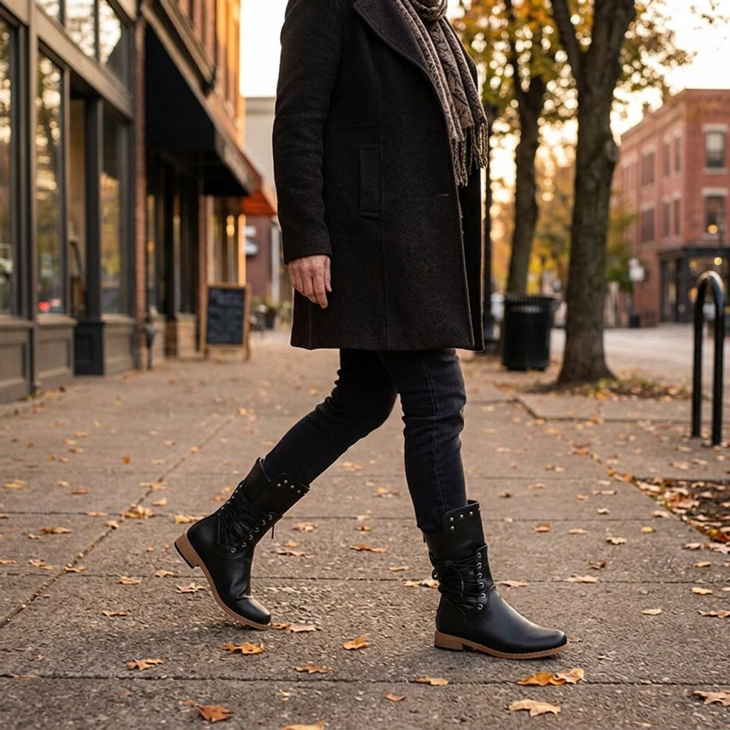 Westlyn | Bottines à lacets doublées en laine