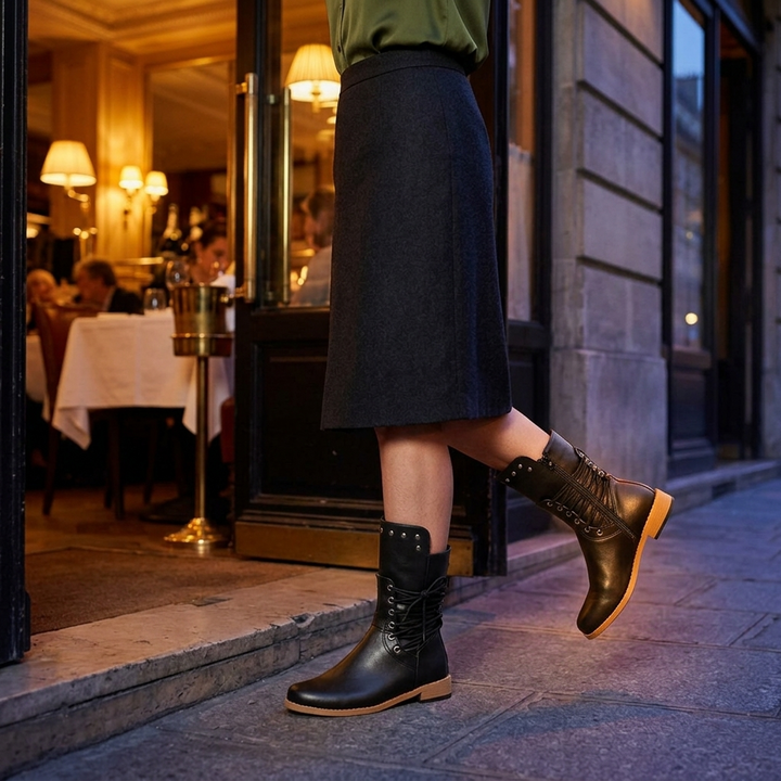 Westlyn | Bottines à lacets doublées en laine