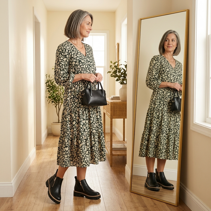 Esme | Cushioned Platform Ankle Boots