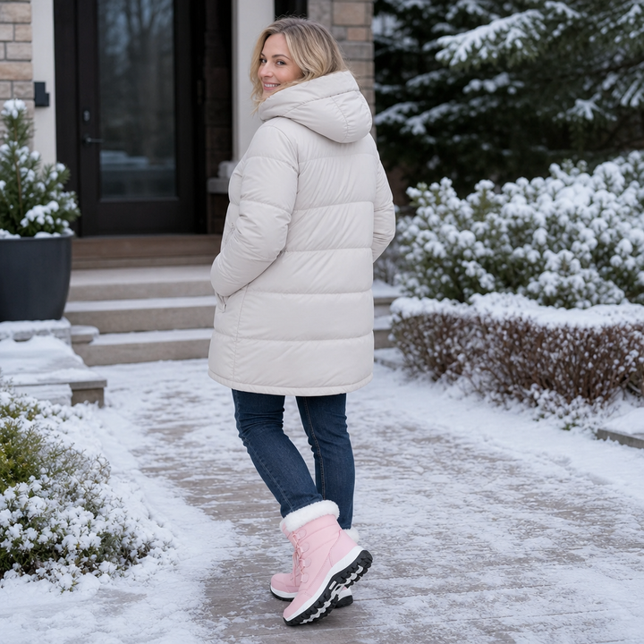 Suhani | Fleece-Lined Non-Slip Platform Snow Boots