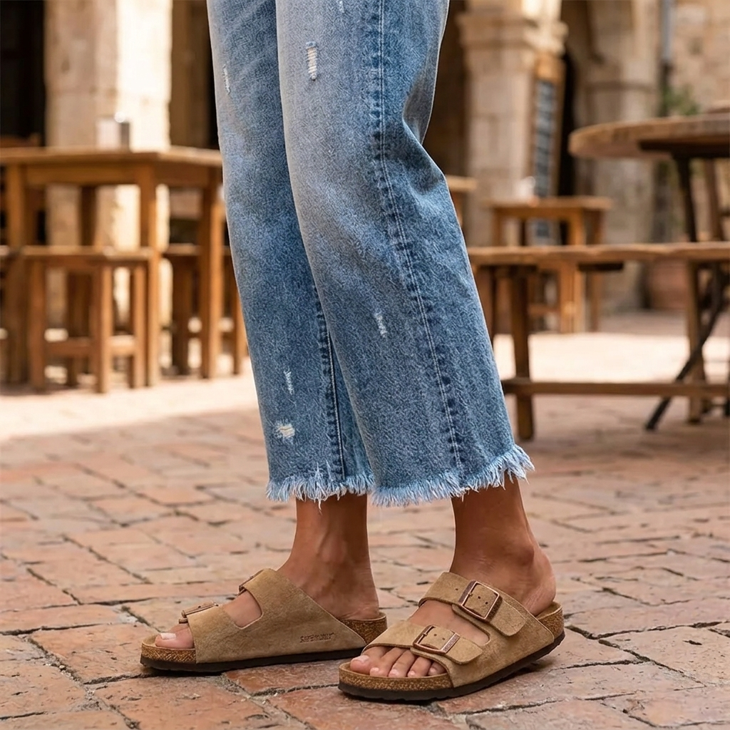 Ilya | Retro Fringed Cropped Straight Leg Jeans