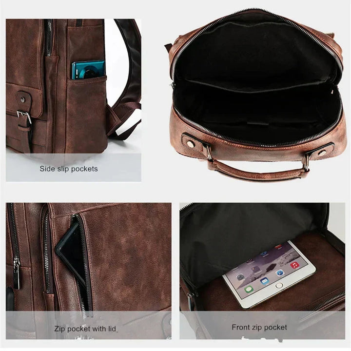London | Leather Backpack