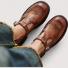 Gwendolyn | Mary-Jane Leather Ankle Shoes
