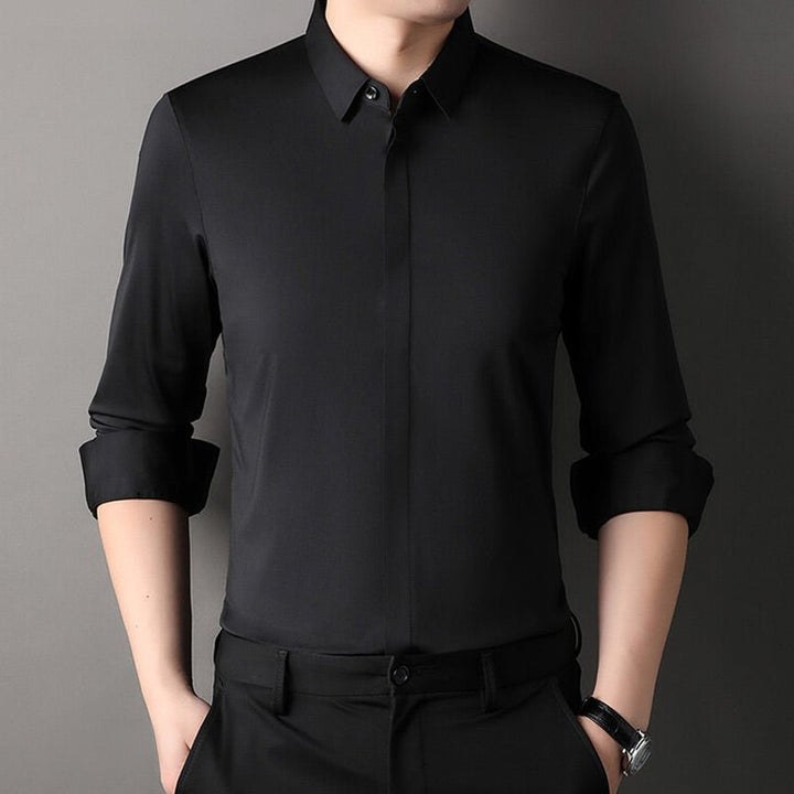 Mitchel Wrinkle-Free Stretch Shirt Black