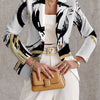 Lennyx | Blazer à coups de pinceau abstraits