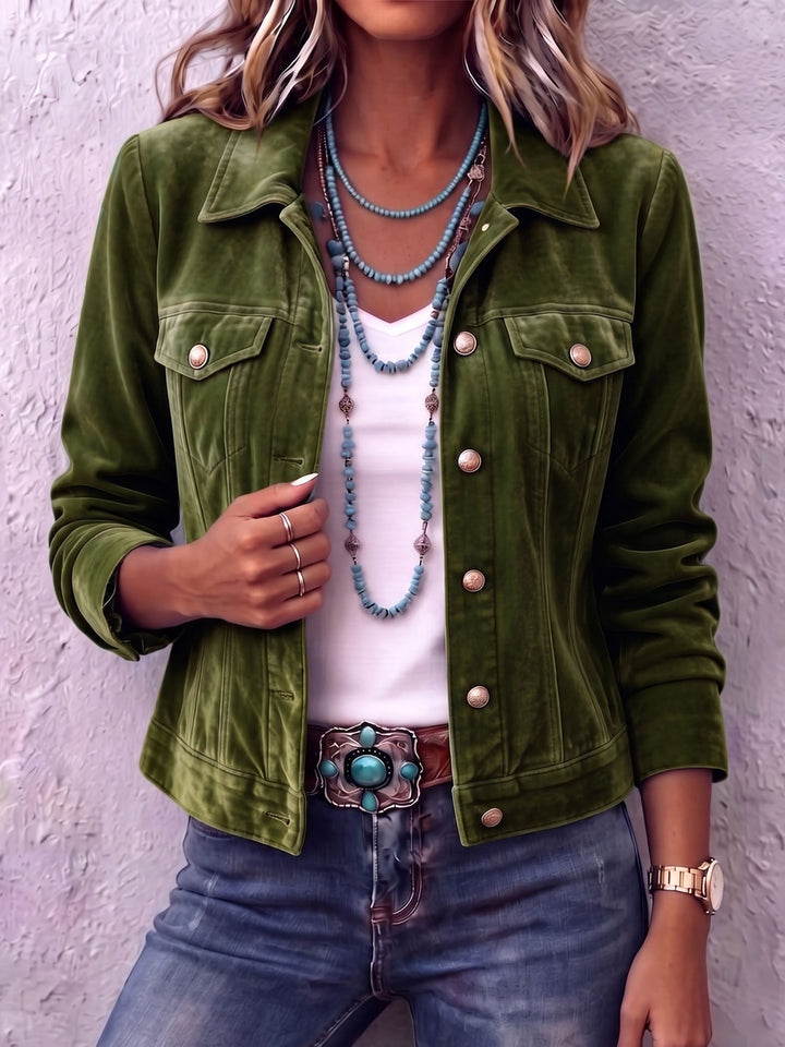 Portia | Boho Vintage-Inspired Velvet Jacket