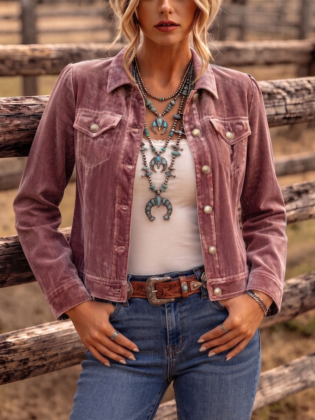 Portia | Boho Vintage-Inspired Velvet Jacket