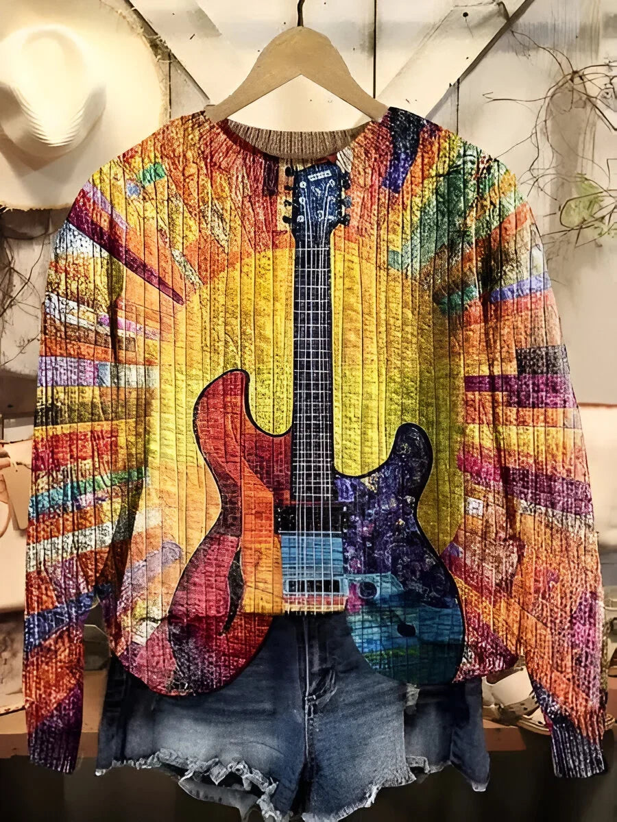 Tanja | Colorful Boho Style Sweatshirt