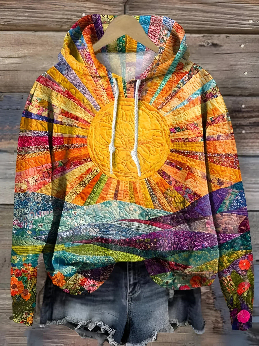 Nola | Colorful Sunrise Hoodie