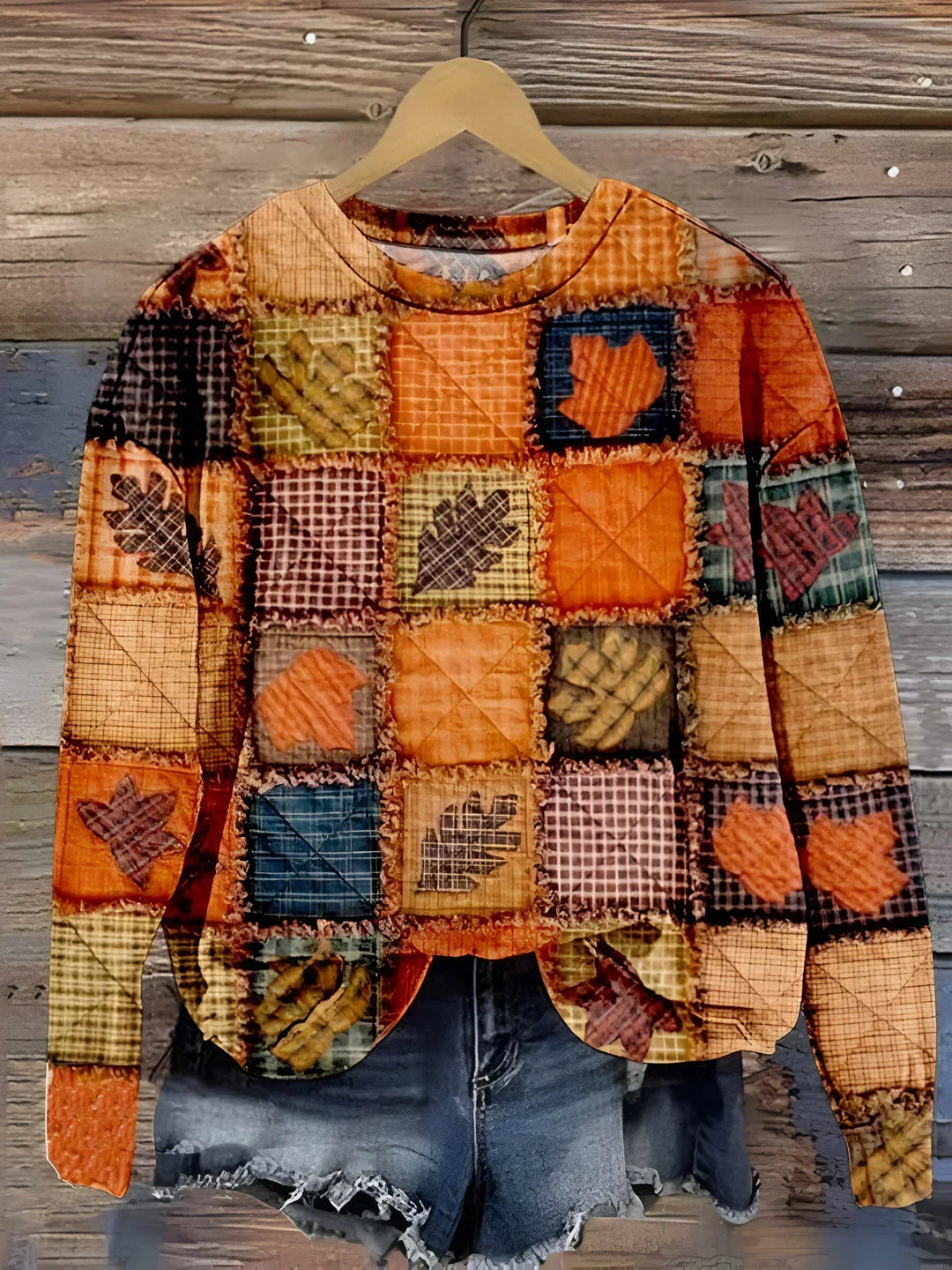 Evelien | Pull patchwork doux