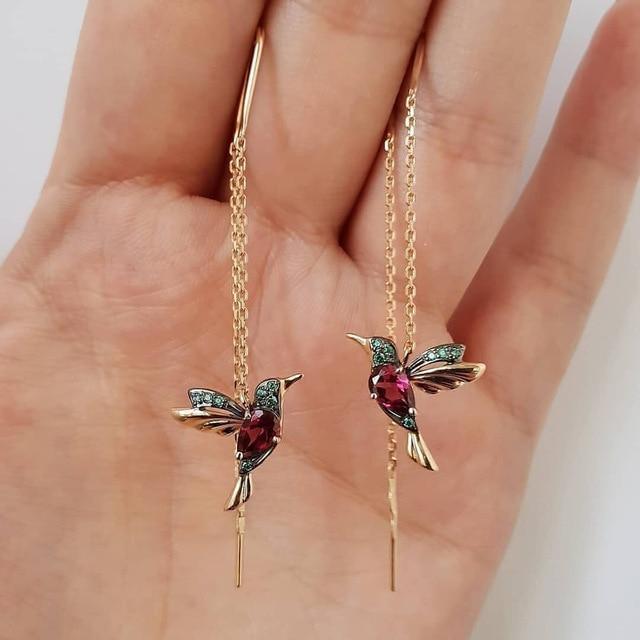 Kodi | Kolibri Earrings In Enamel