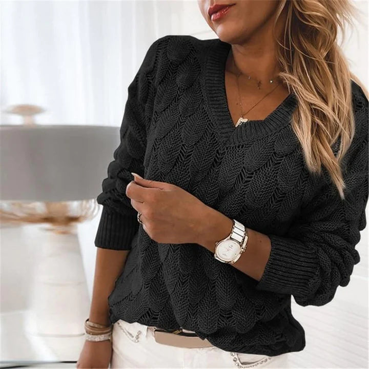 Reagan | Pull classique en maille texturée