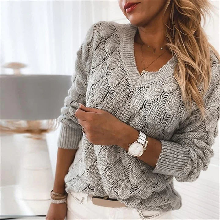 Reagan | Pull classique en maille texturée