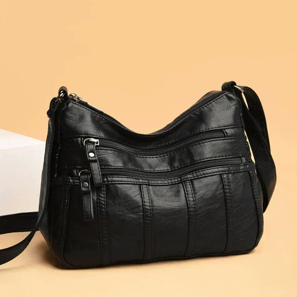 Oriana | Luxury PU Leather Multi-Layer Pocket Bag