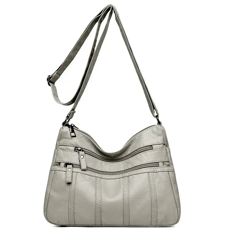 Oriana | Luxury PU Leather Multi-Layer Pocket Bag