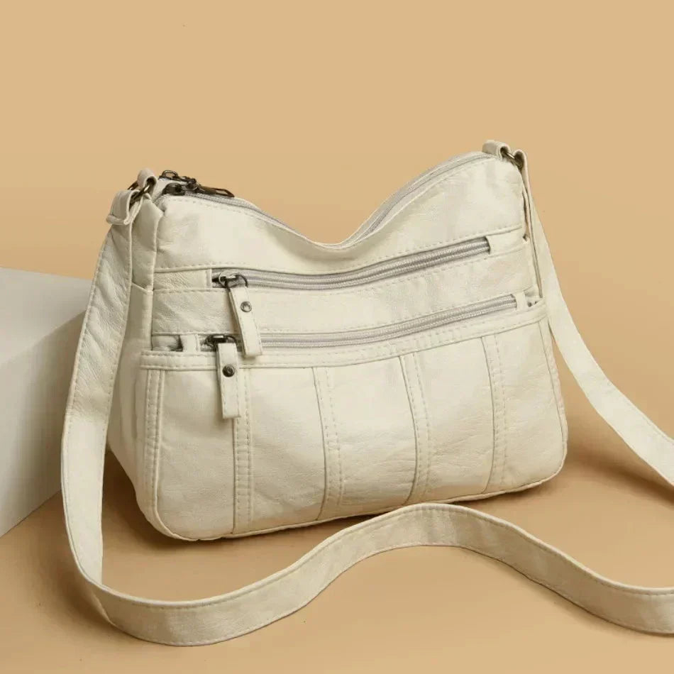 Oriana | Luxury PU Leather Multi-Layer Pocket Bag