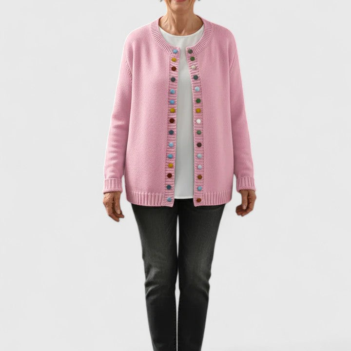 Kara | Whimsical Button Cardigan
