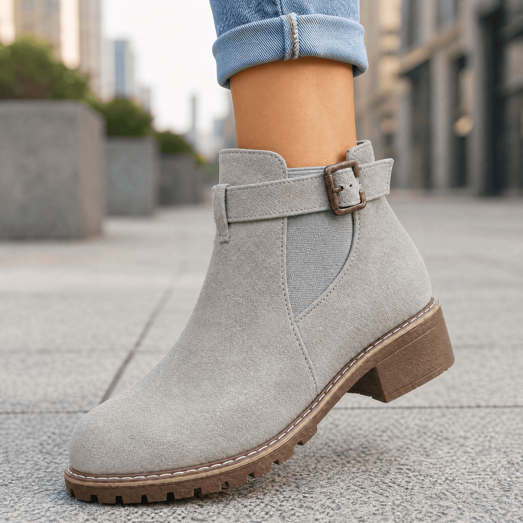 Caelin | Bottines à petits talons sans lacets