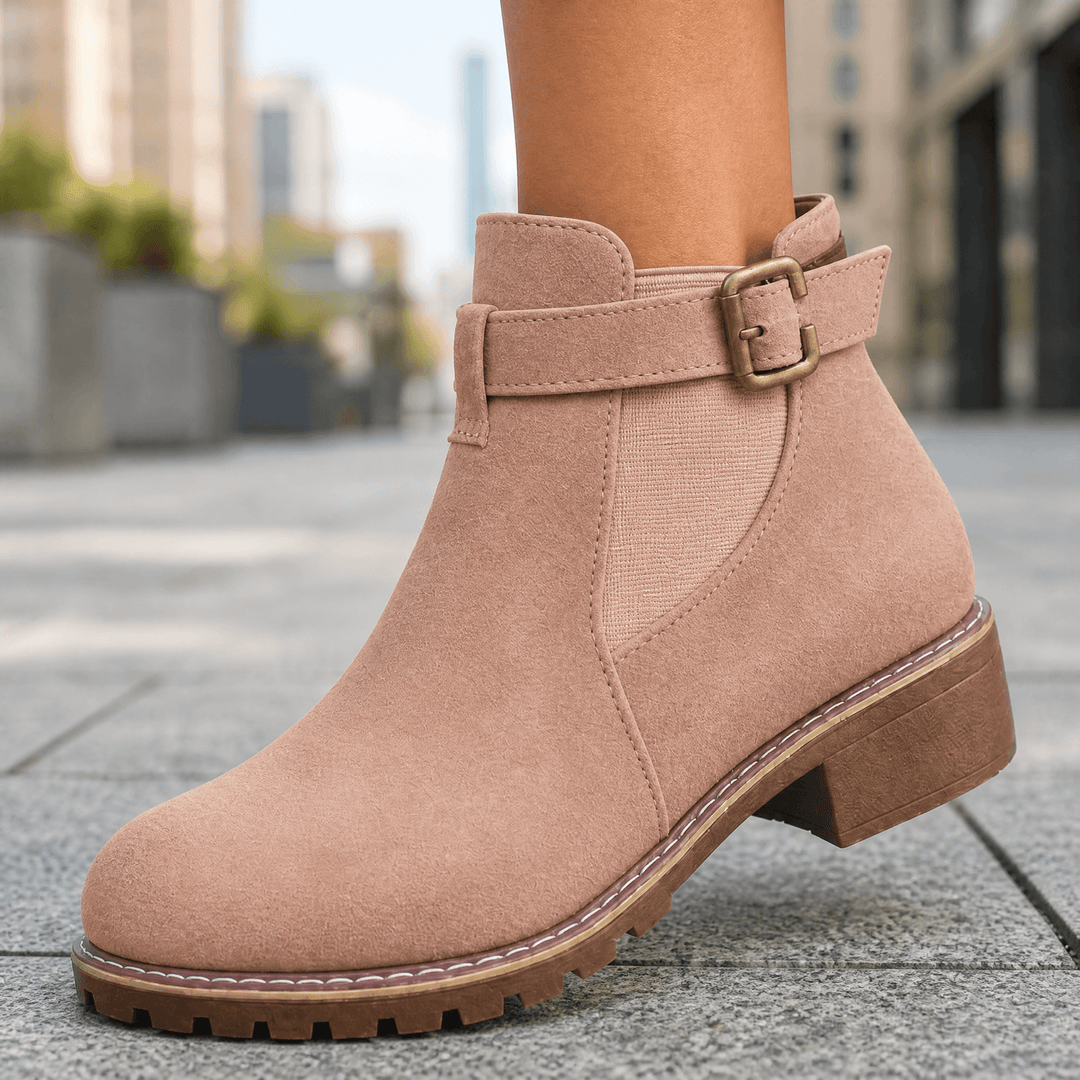 Caelin | Bottines à petits talons sans lacets