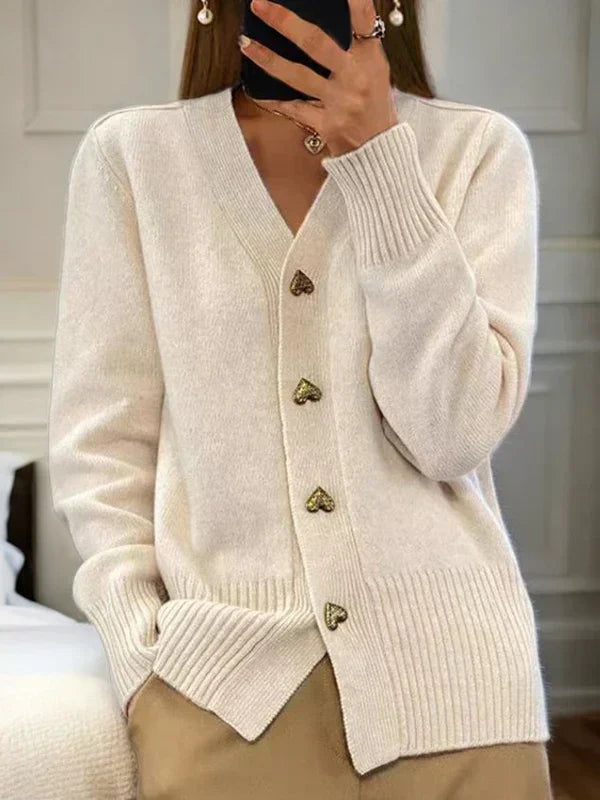 Ramona | Heart Knit Cardigan