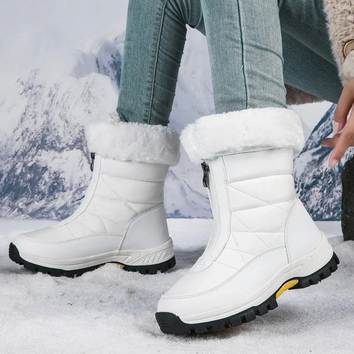 Lilja | Plush-Lined Zip-Up Snow Boots