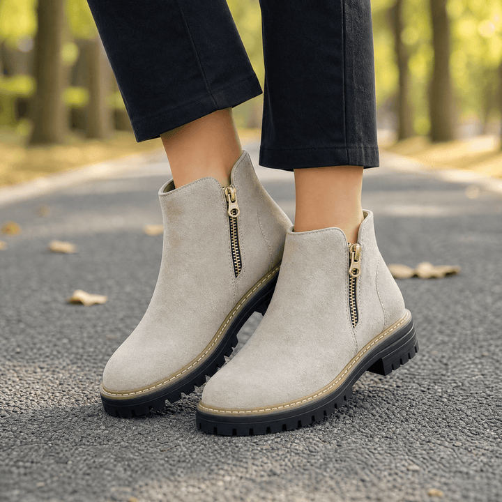 Paytyn | Side-Zip Suede Chelsea Boots