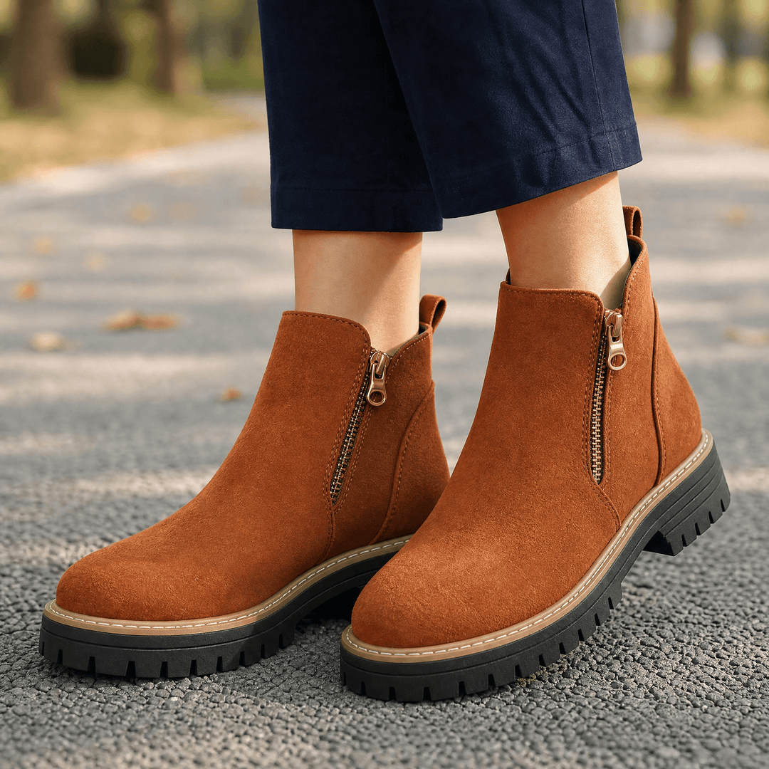 Paytyn | Side-Zip Suede Chelsea Boots